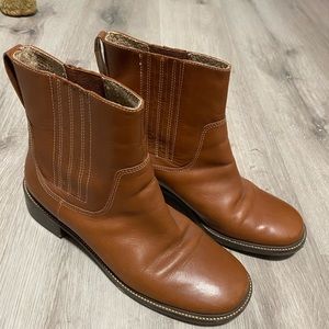 LL Bean boots in brown size 8